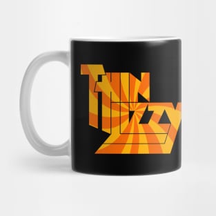 Thin Lizzy Orange Spiral Fanart Mug